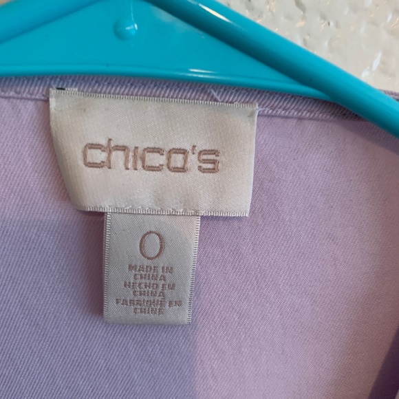 CHICO’s drape lavender jacket - Picture 2 of 4
